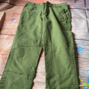 Boden Boys Green khaki pants